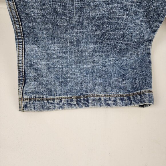 Vintage DEF JAM Univ Jeans Mens 38x34 Blue Denim Baggy Loose Hip Hop Skate Y2K - Picture 6 of 10